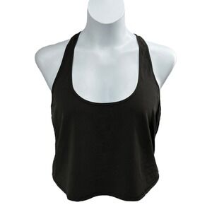 SKIMS New Vintage Cropped Racerback Tank Black NWT Womens Size 4X